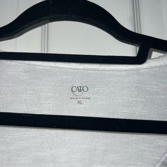 Cato White Long Sleeve Top - Picture 3 of 4